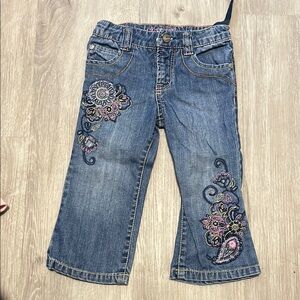 Embroidered Denim Kids Jeans